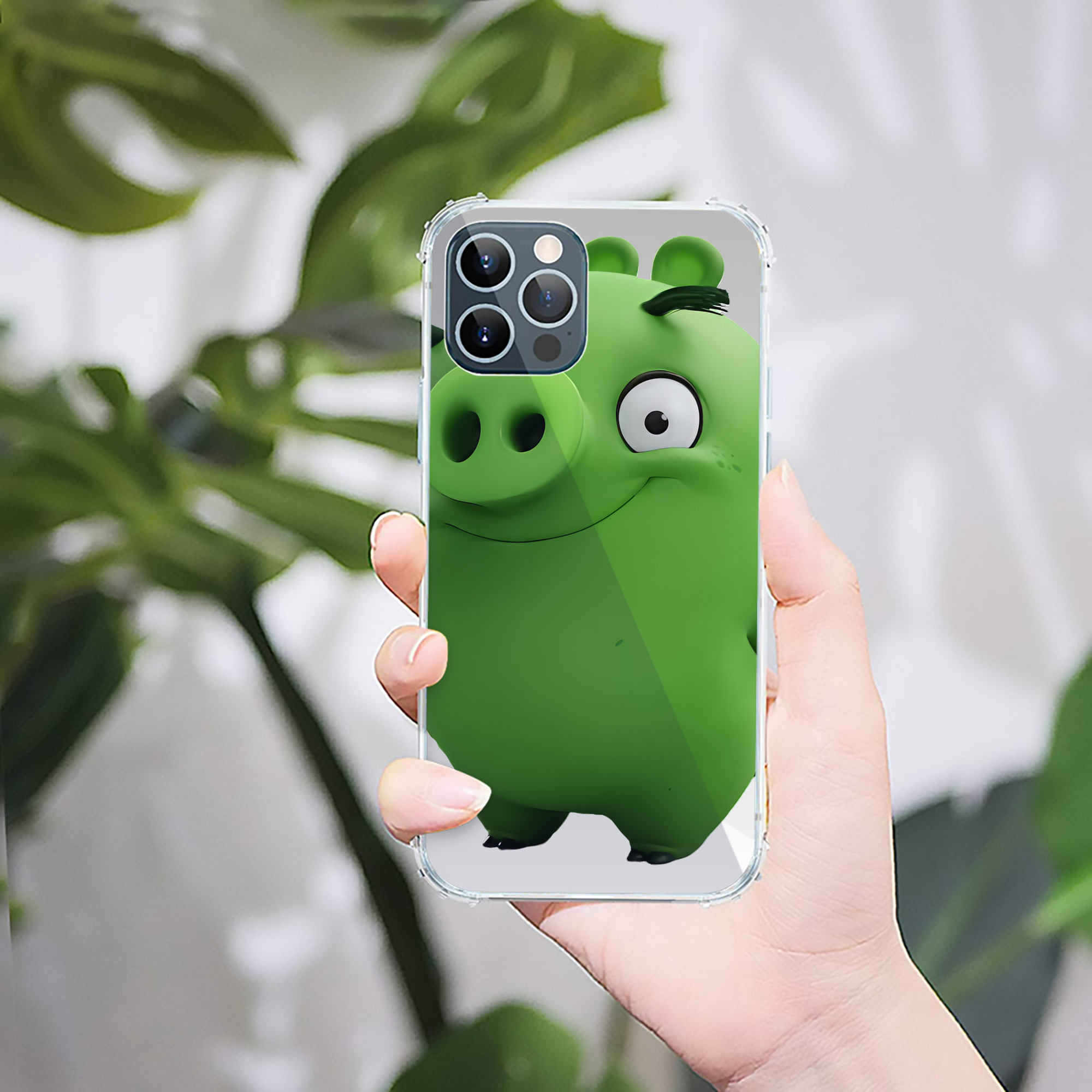（画像用） Angry Birds アングリーバード 【iPhone 12シリーズ対応】透明スマホケース（クリアソフトケース）